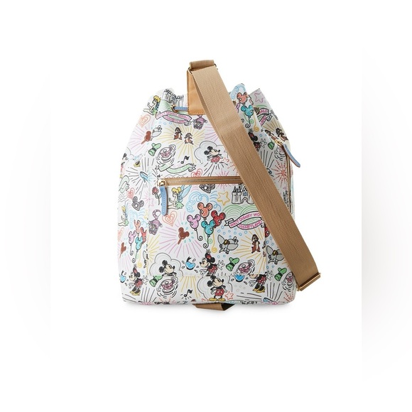 Dooney & Bourke Disney Sketch Pickleball Racket Sling Bag,Mickey & Friends,NWT - Picture 3 of 3